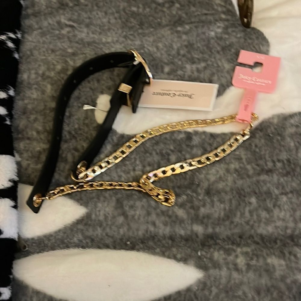 JUICY COUTURE CHAIN BELT MED/LARGE